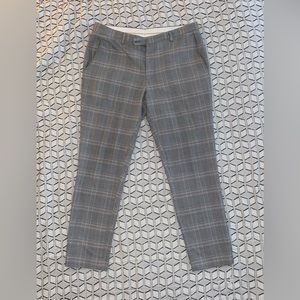 men’s plaid pant, length 30”